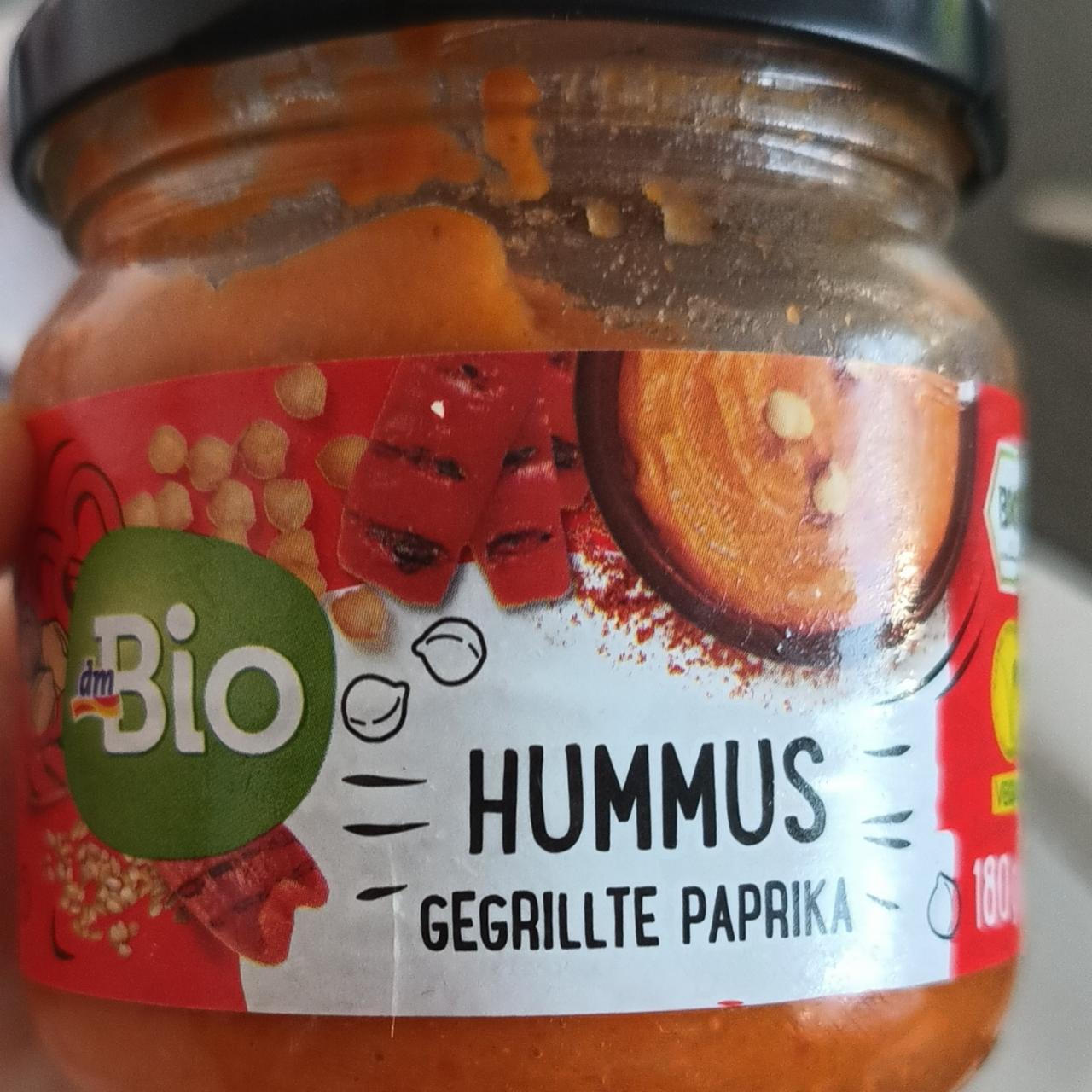 Fotografie - Hummus gegrillte Paprika dmBio