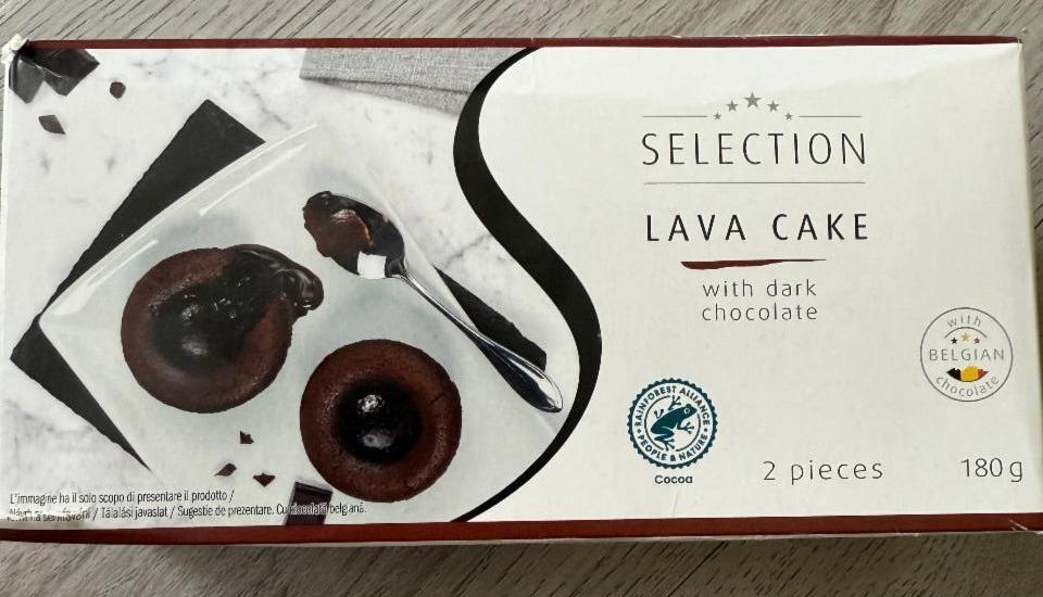 Fotografie - Lava cake with dark chocolate Selection