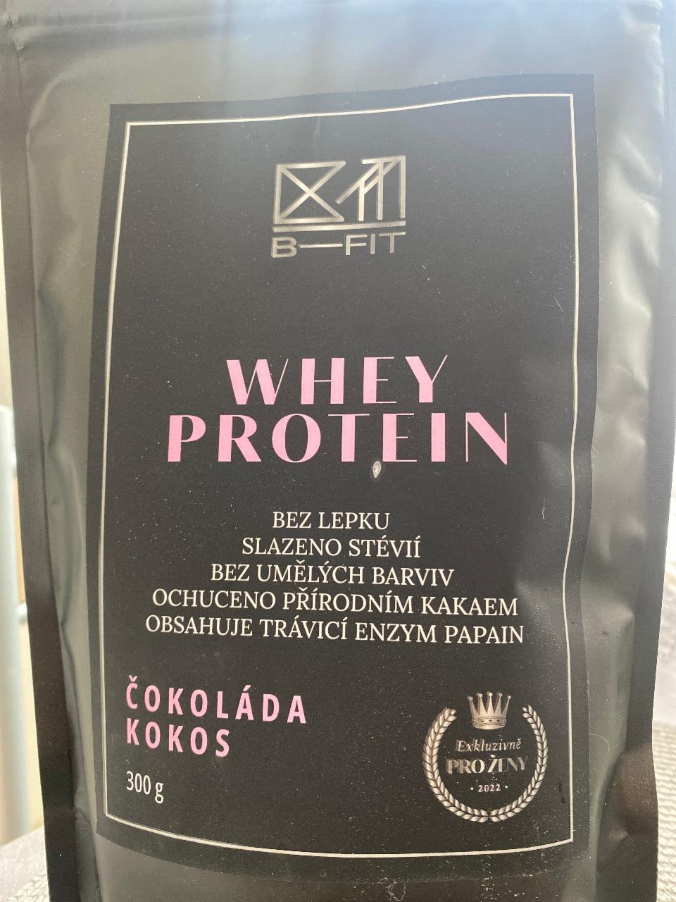 Fotografie - Whey protein Čokoláda Kokos B-Fit