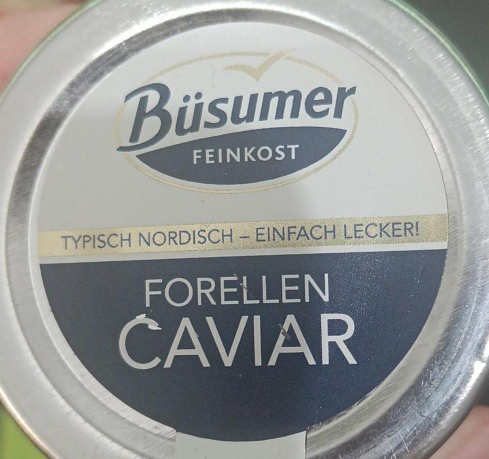 Fotografie - Forellen caviar Büsumer