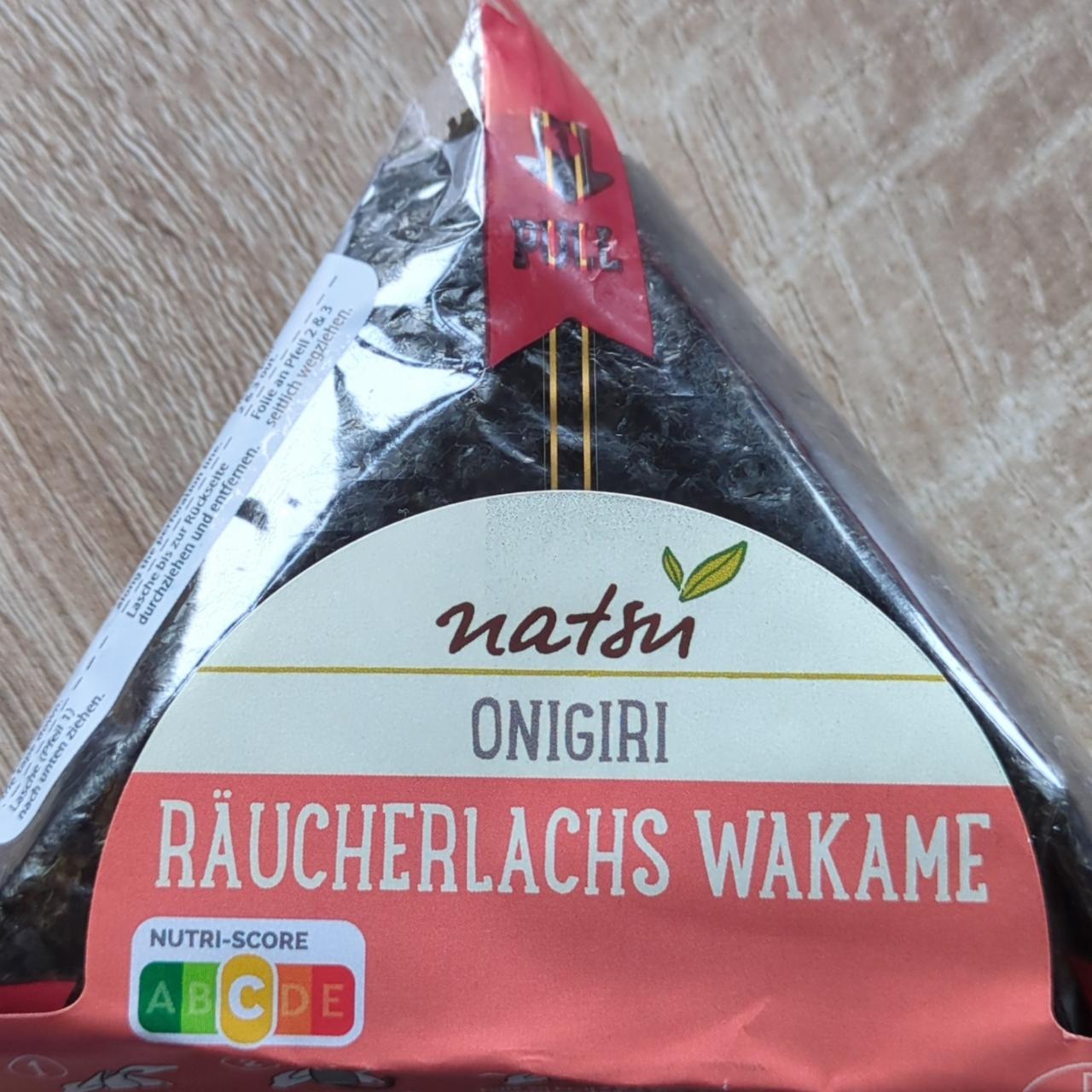 Fotografie - Onigiri räucherlachs wakame Natsu