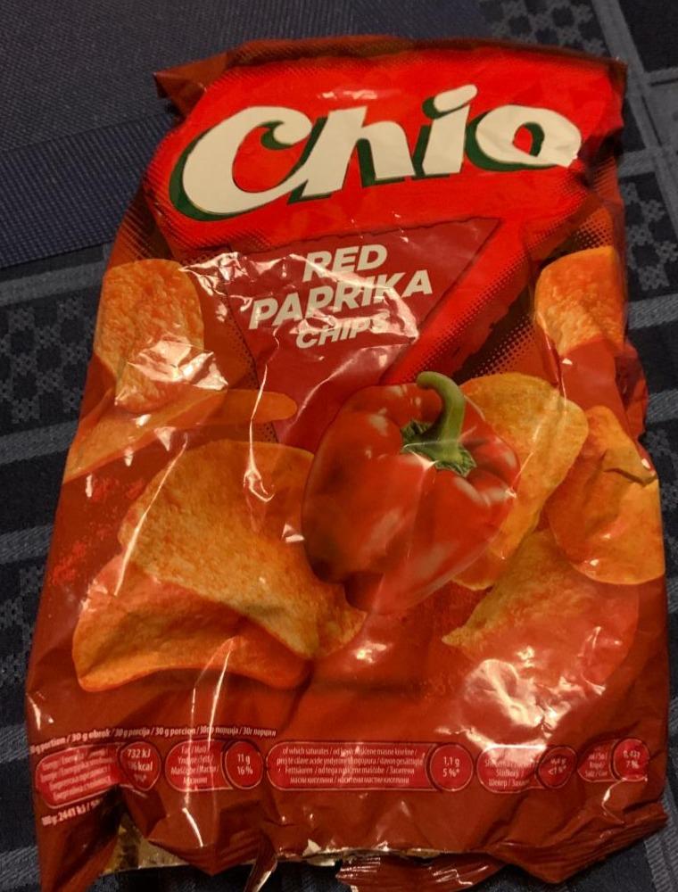 Fotografie - Red paprika chips Chio