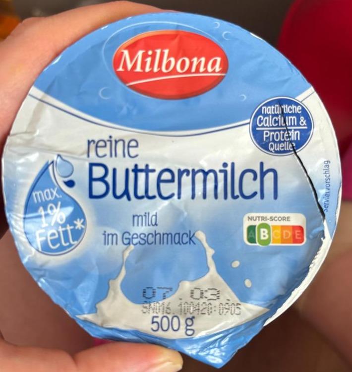 Fotografie - reine Buttermilch Milbona