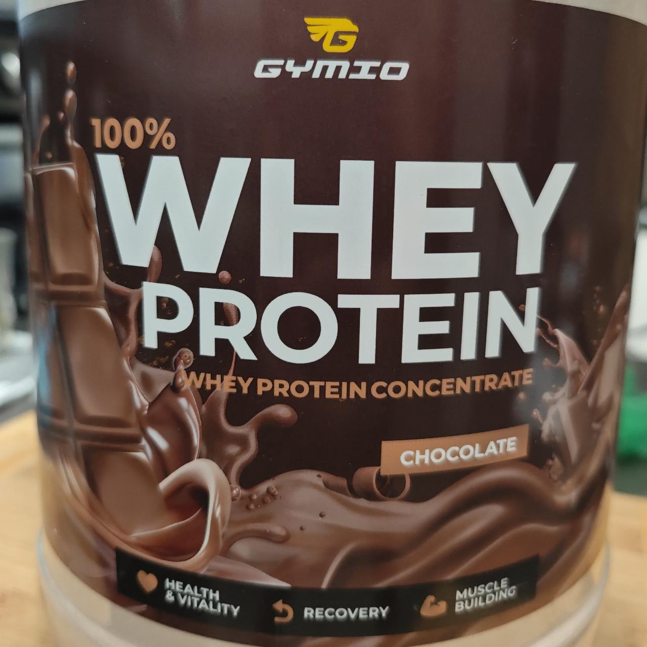 Fotografie - Whey protein concentrate Chocolate GYMIO