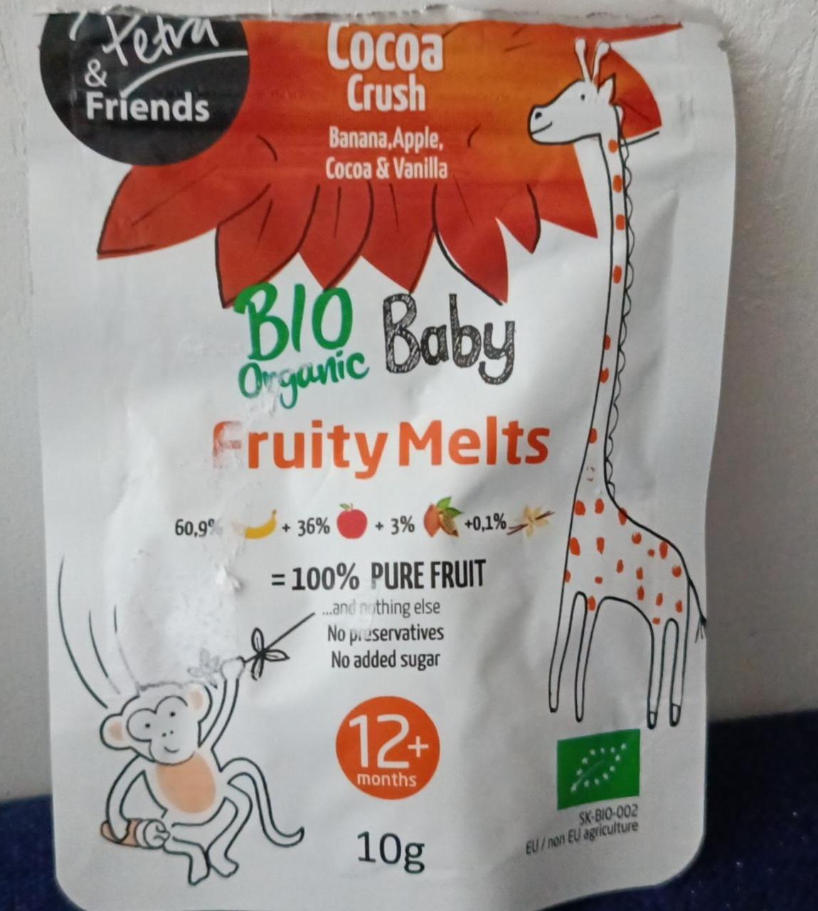 Fotografie - Bio organic baby fruity melts cocoa crush Petra & Friends