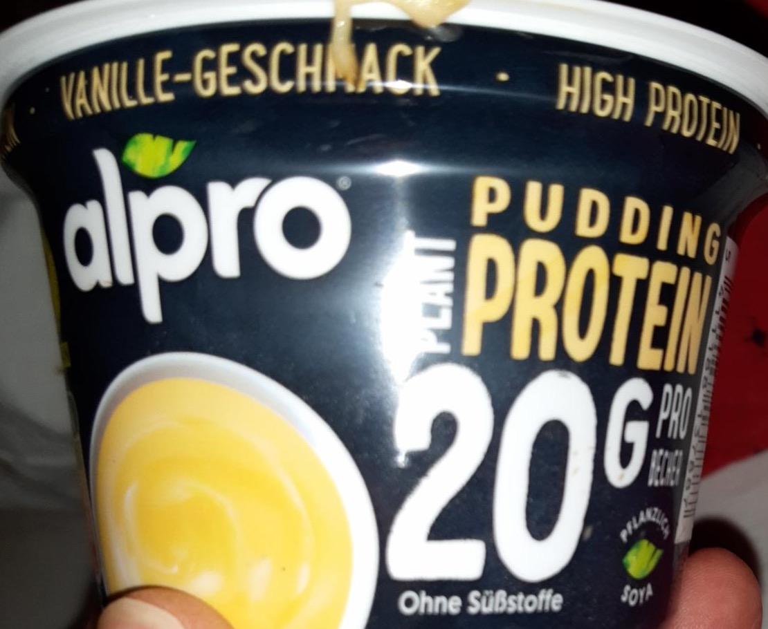 Fotografie - Plant protein pudding vanille-geschmack Alpro