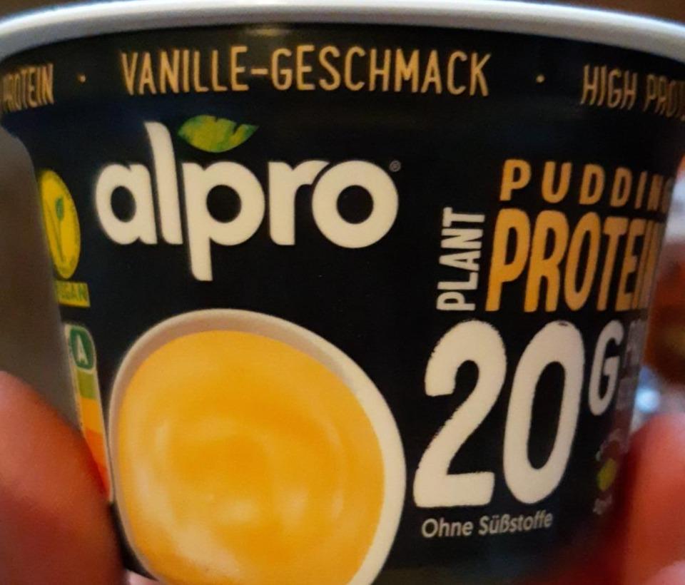 Fotografie - Plant protein pudding vanille-geschmack Alpro