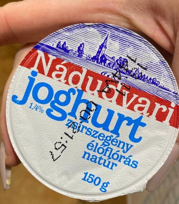 Fotografie - Joghurt zsírszegény, élőflórás natúr 1,4% Nádudvari