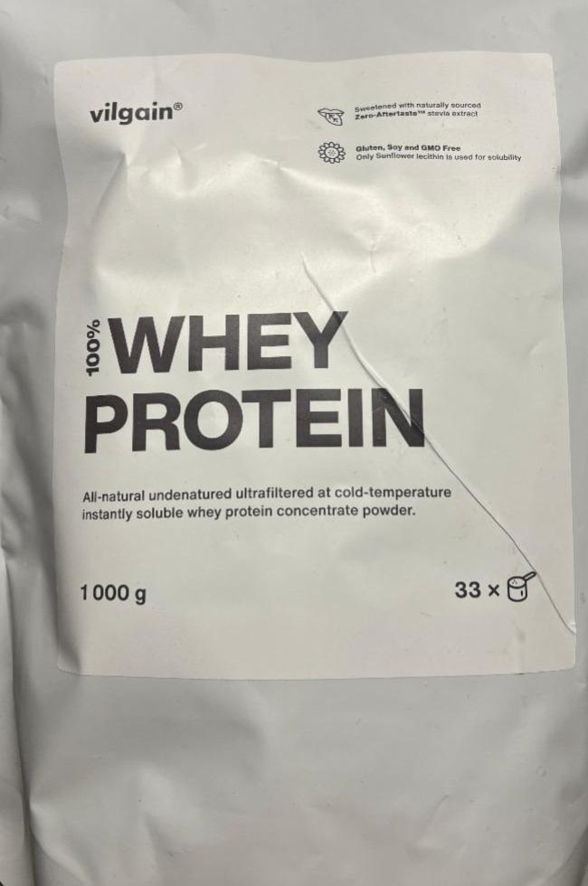 Fotografie - 100% Whey protein salted caramel & hazelnut Vilgain