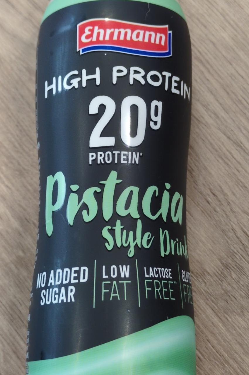 Fotografie - Pistacia style high protein drink Ehrmann