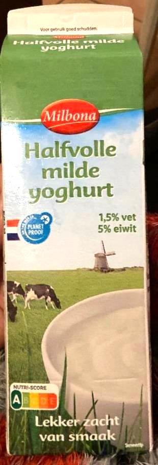 Fotografie - Halfvolle milde yoghurt Milbona