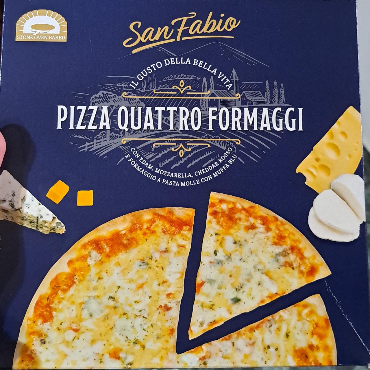 Fotografie - Pizza Quattro formaggi San Fabio