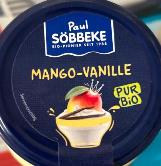 Fotografie - Mango-vanille pur bio Paul Söbbeke