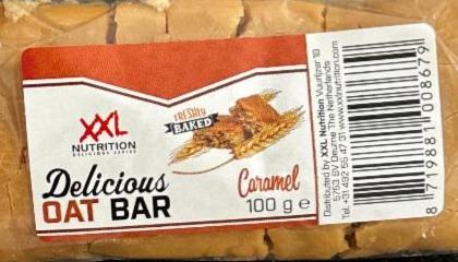 Fotografie - Delicious oat bar caramel XXL Nutrition