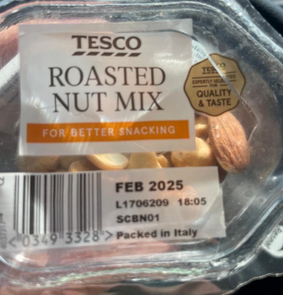 Fotografie - Roasted nut mix Tesco