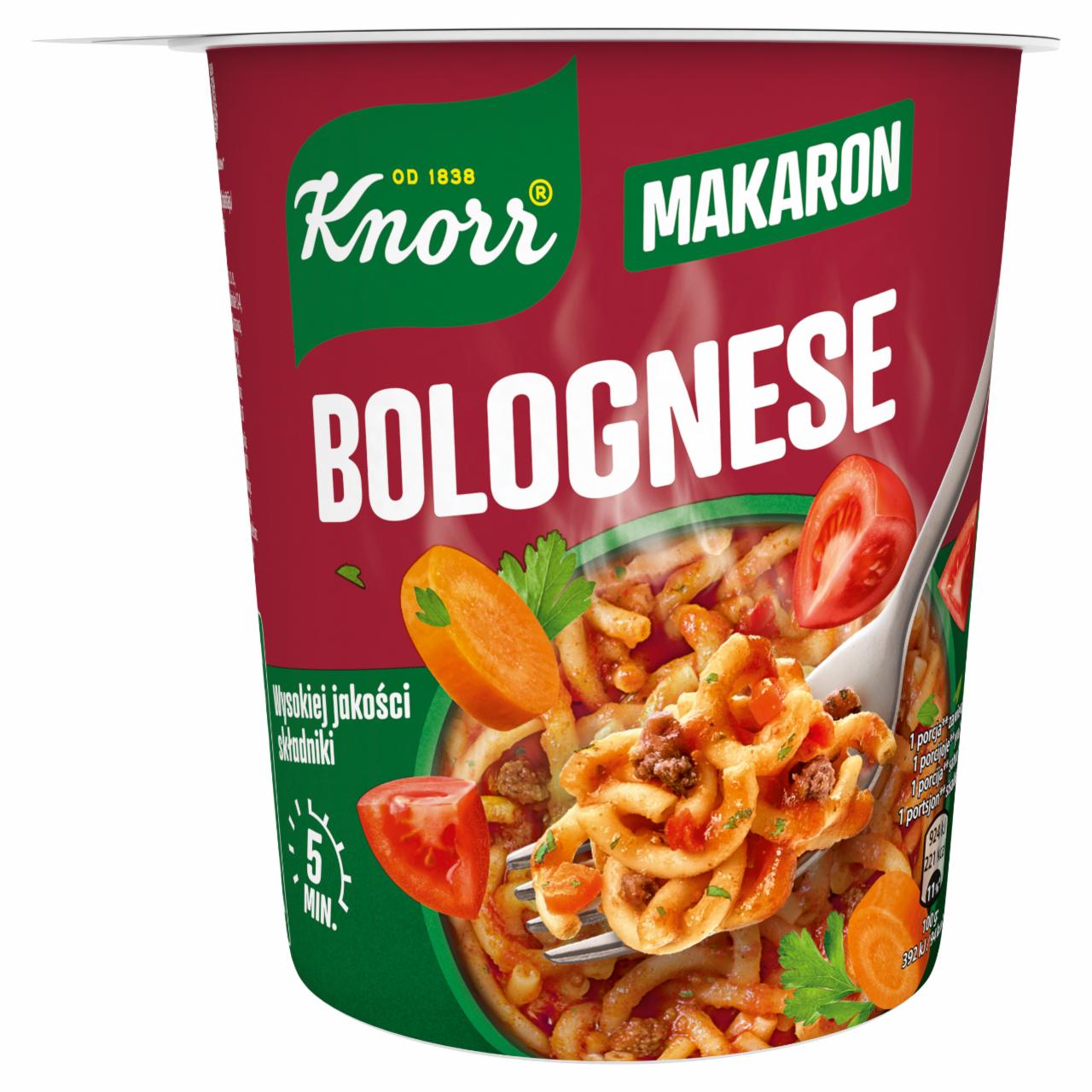 Fotografie - Danie makaron bolognese Knorr