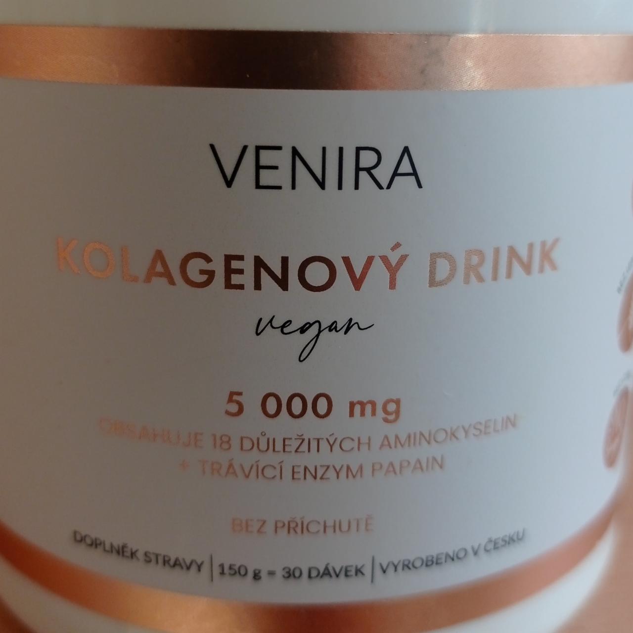 Fotografie - Kolagenový drink vegan Venira