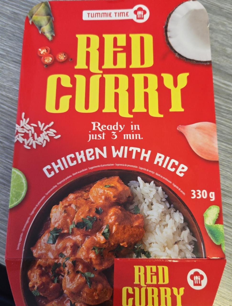 Fotografie - Red curry chicken with rice Tummie Time