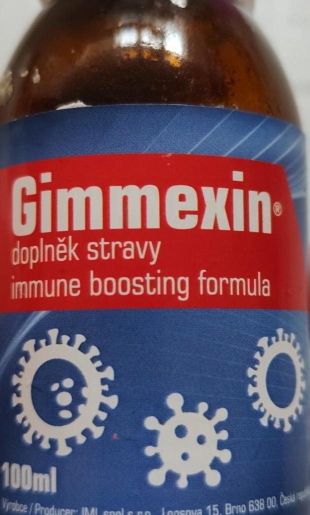 Fotografie - Doplněk stravy immune boosting formula Gimmexin