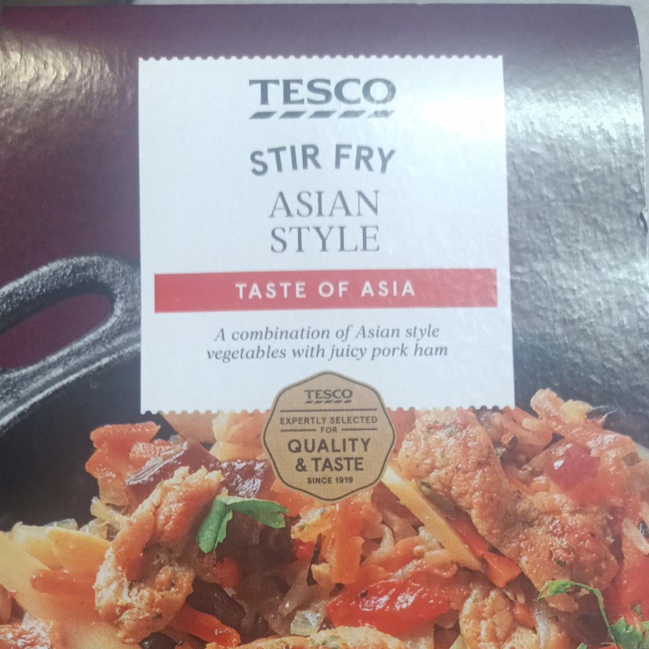 Fotografie - Stir fry asian style Tesco