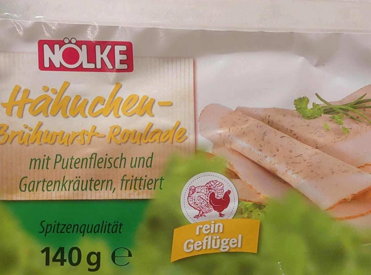 Fotografie - Hähnchenbrühwurst-Roulade mit putenfleisch und gartenkräutern Nölke