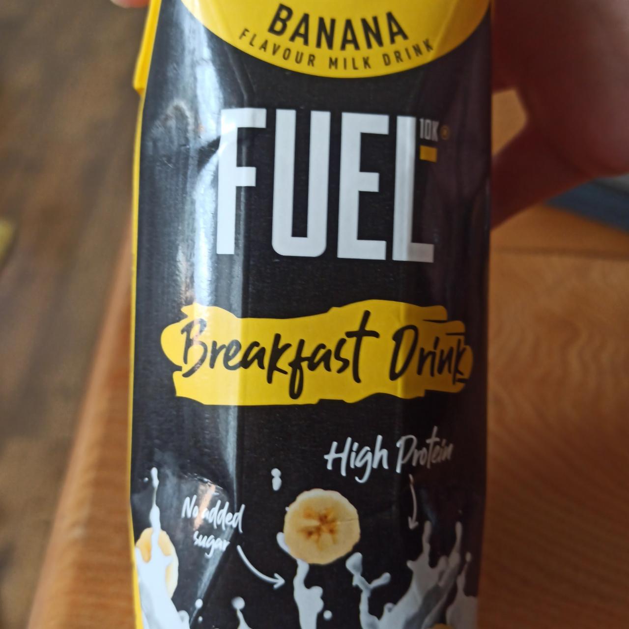 Fotografie - Breakfast drink banana high protein Fuel10K