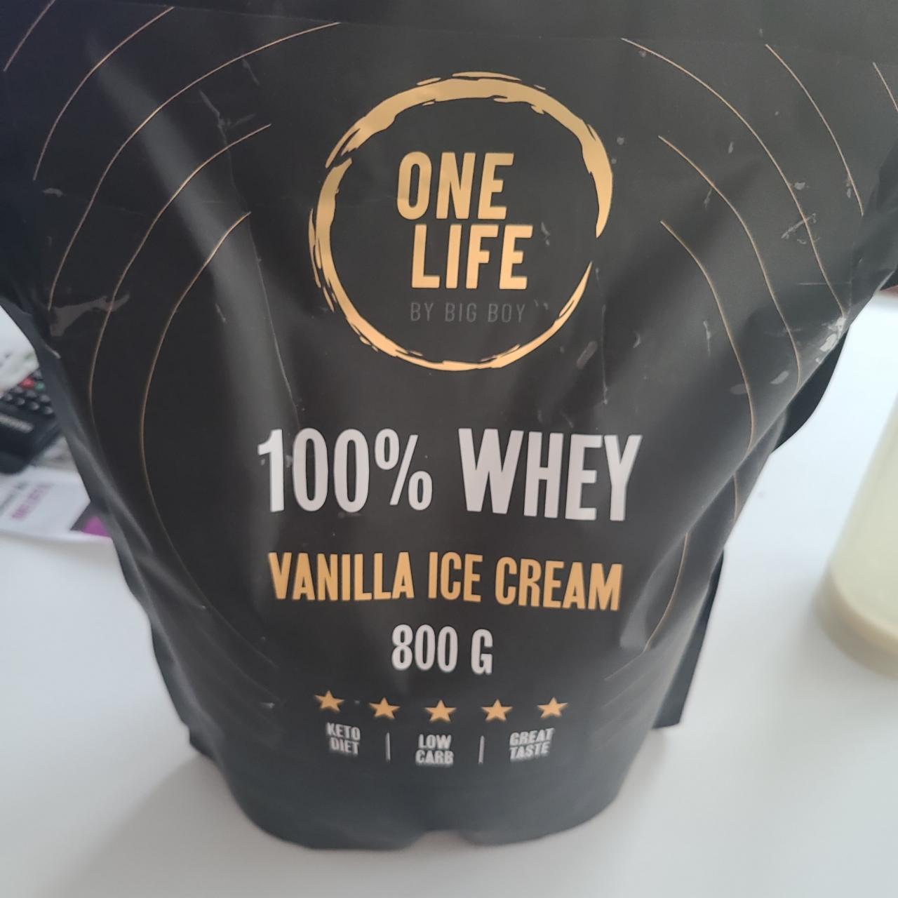 Fotografie - One life 100% vanilla ice cream Big Boy