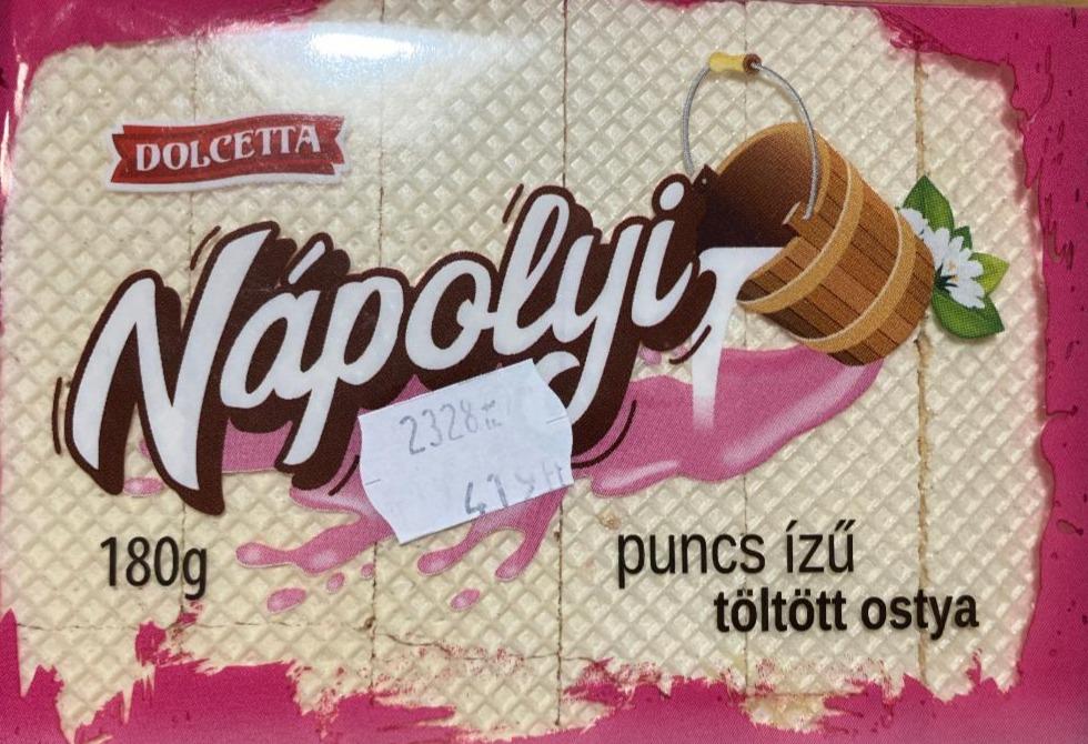 Fotografie - Puncs ízű töltött ostya Dolcetta