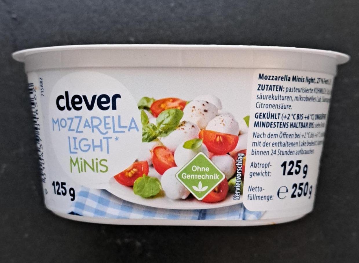 Fotografie - Mozzarella light minis Clever