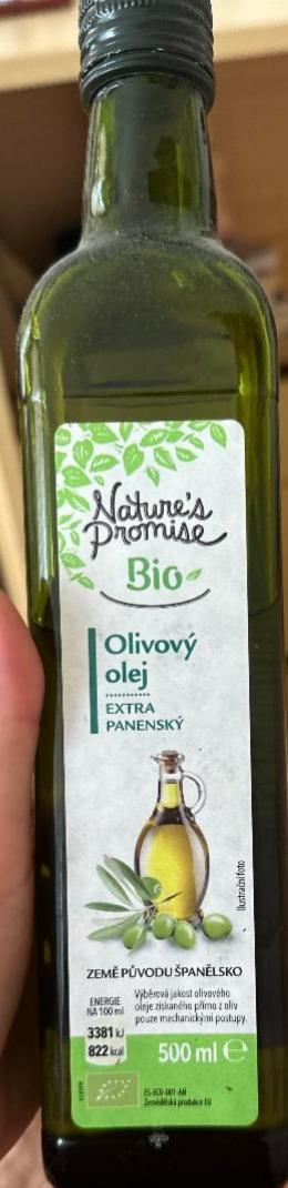 Fotografie - Bio Olivový olej extra panenský Nature’s Promise