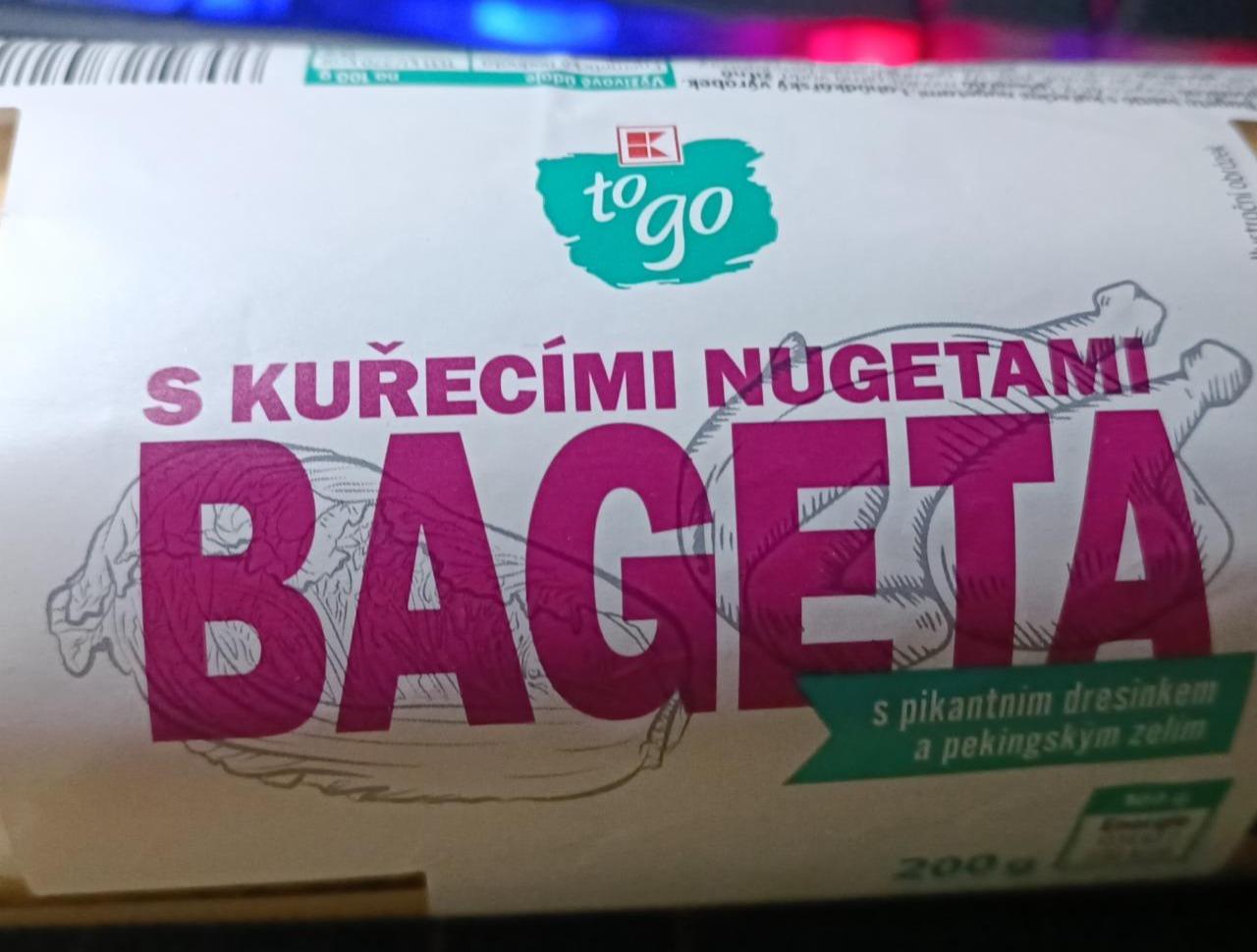 Fotografie - Bageta s kuřecími nugetami K-to go