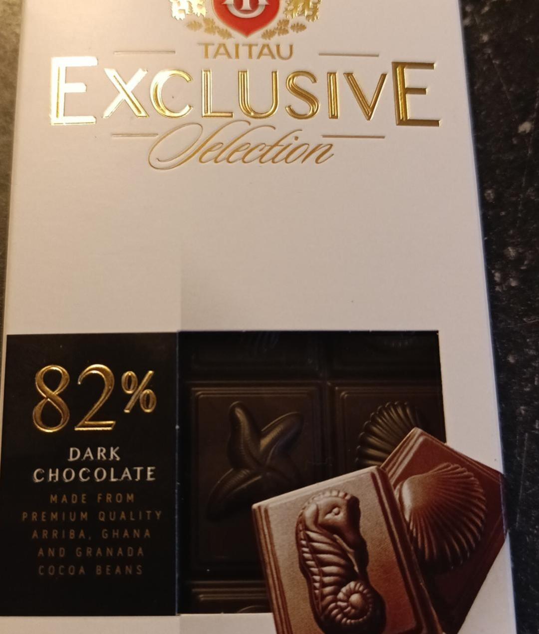 Fotografie - Exclusive selection dark chocolate 82% taitau