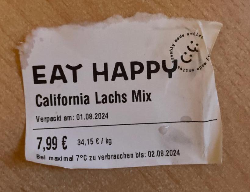 Fotografie - California lachs mix Eat Happy