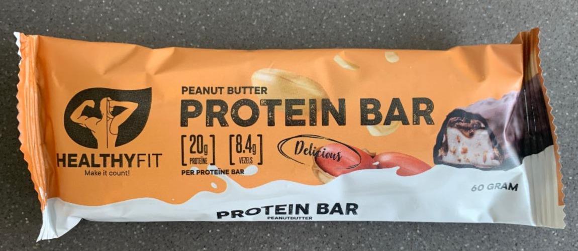 Fotografie - Peanut butter protein bar HealthyFit