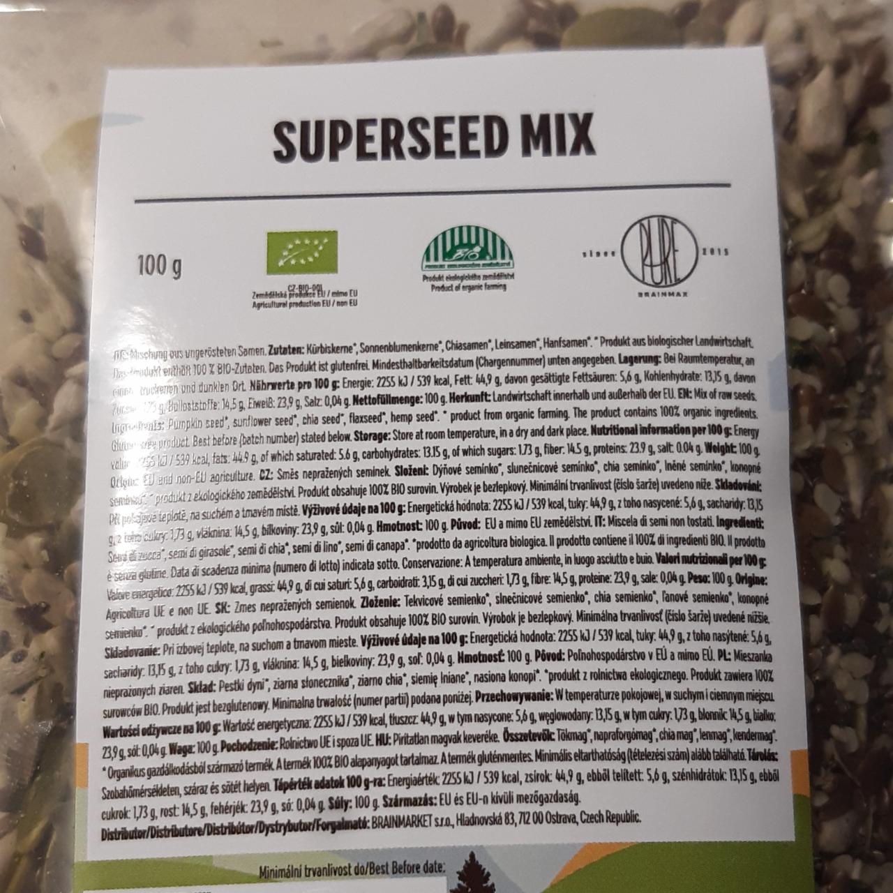 Fotografie - Superseed mix BrainMax