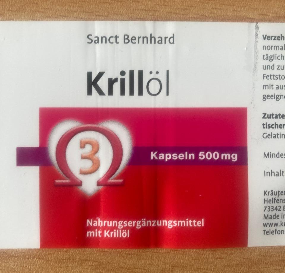 Fotografie - Krillöl Sanct Bernhard