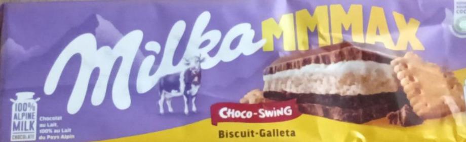 Fotografie - Mmmax choco-swing biscuit-galleta Milka