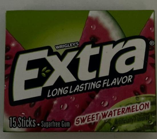 Fotografie - Extra sweet watermelon sugarfree gum Wrigley's