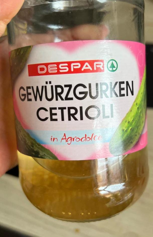 Fotografie - Gewürzgurken cetrioli DeSpar