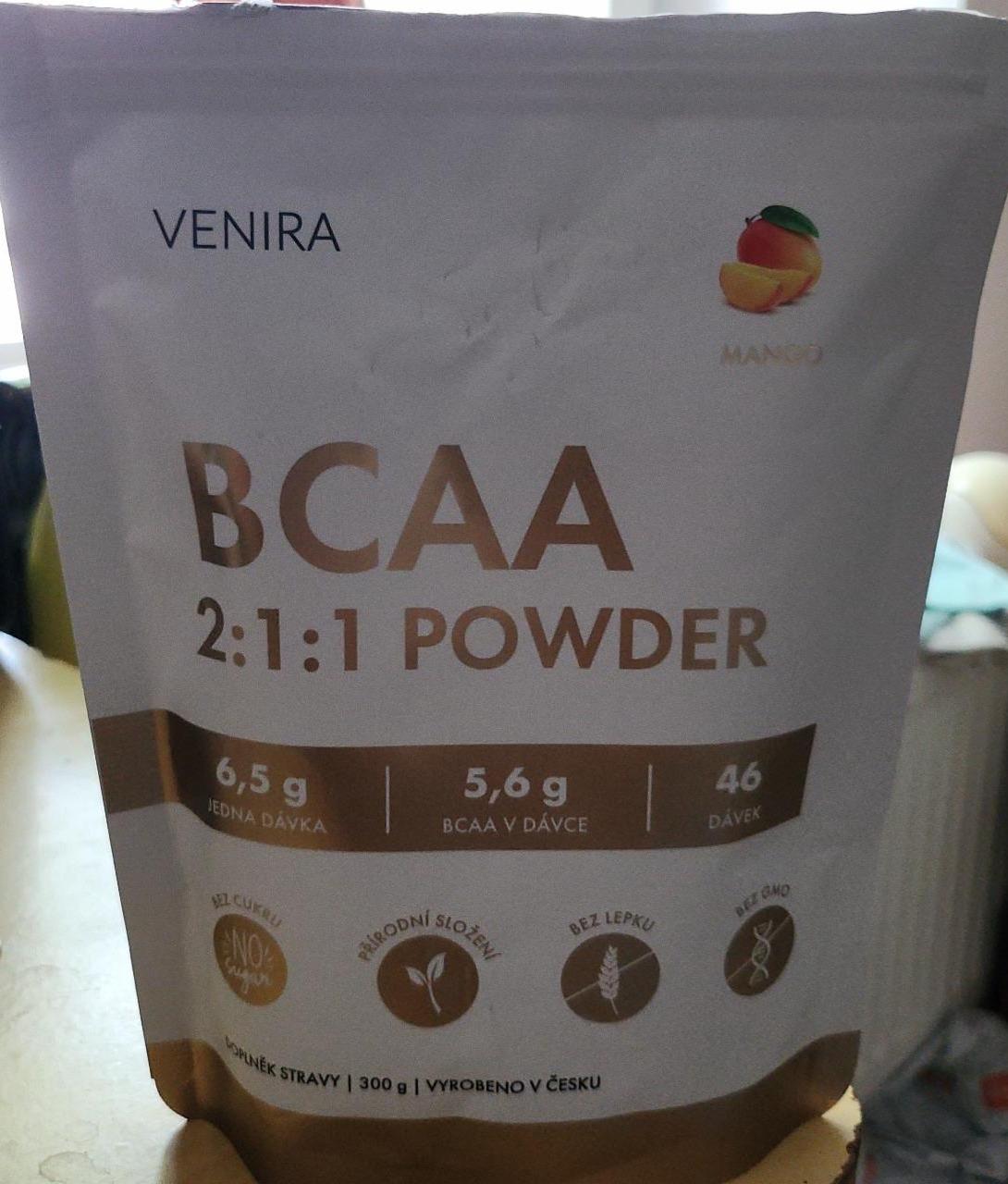 Fotografie - BCAA 2:1:1 powder mango Venira