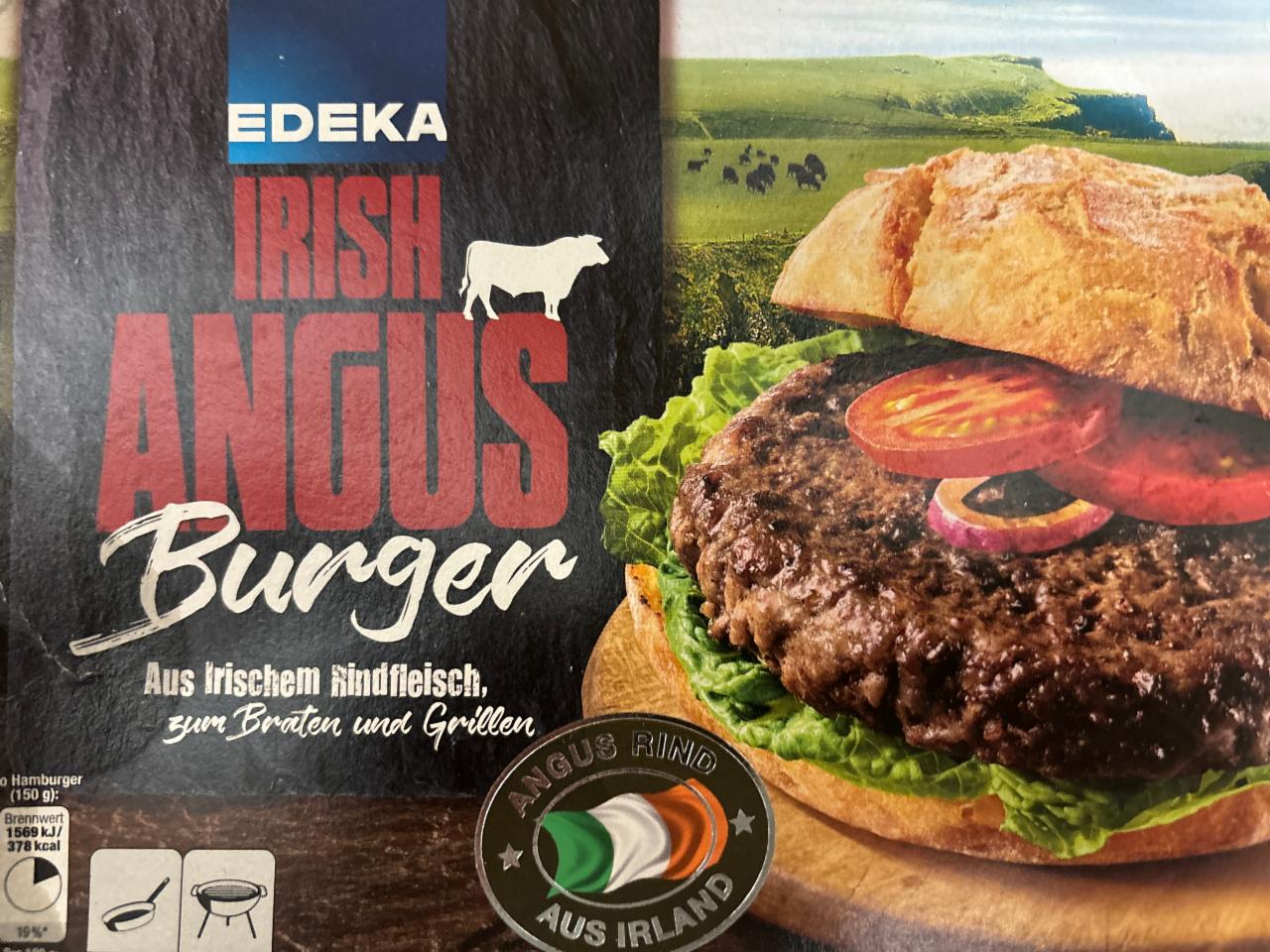 Fotografie - Irish angus burger Edeka