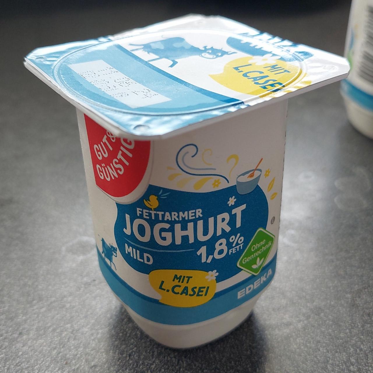 Fotografie - Fettarmer joghurt mild 1,8% fett Gut&Günstig