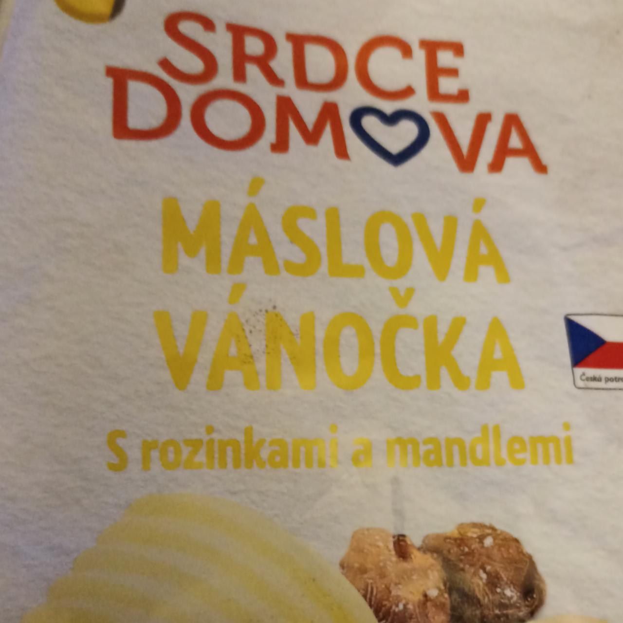 Fotografie - Máslová vánočka s rozinkami a mandlemi Srdce domova