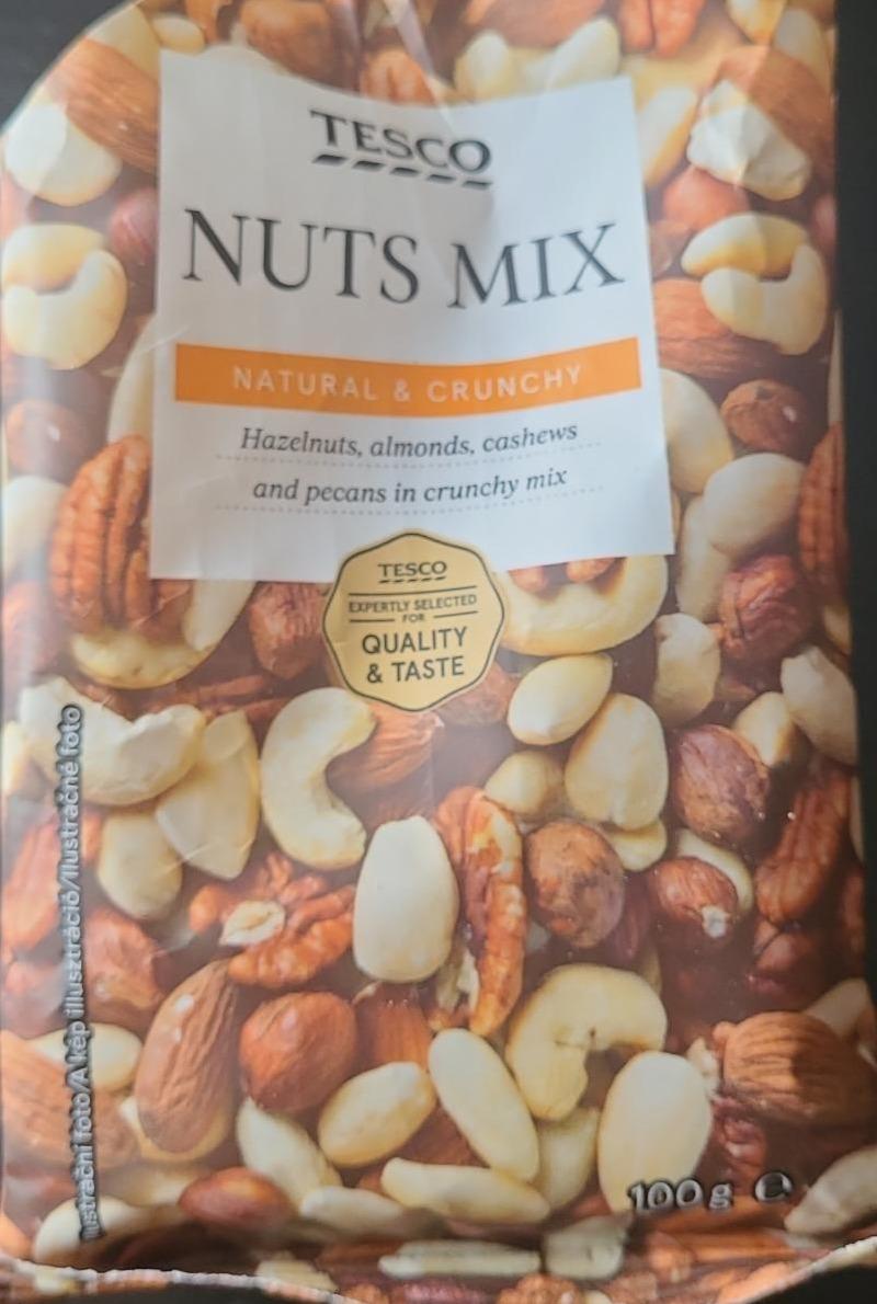 Fotografie - Nuts mix natural & crunchy Tesco