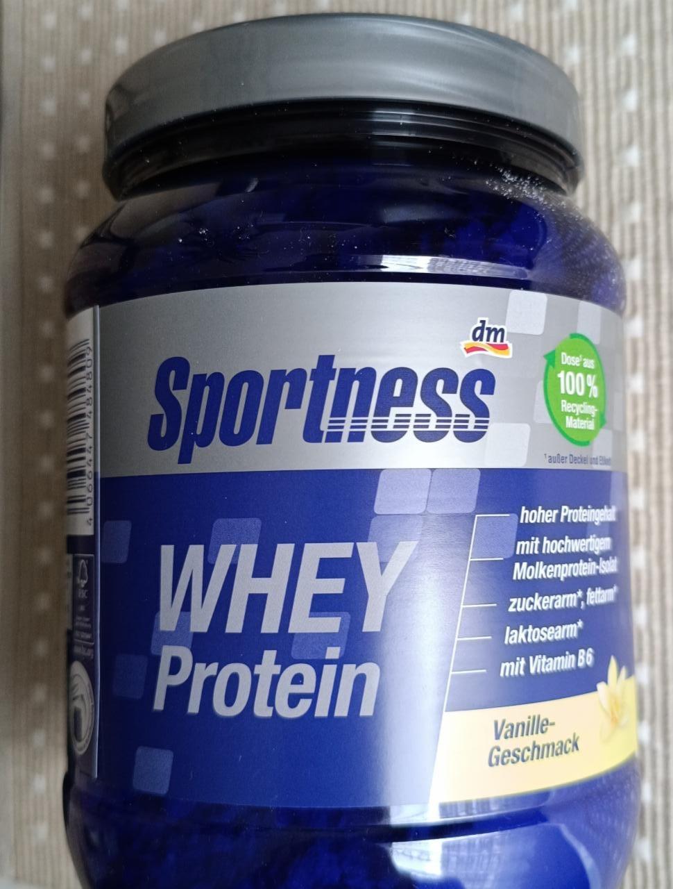 Fotografie - Whey protein vanille-geschmack Sportness