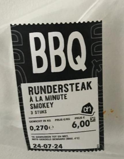 Fotografie - BBQ runderbiefstuk AH