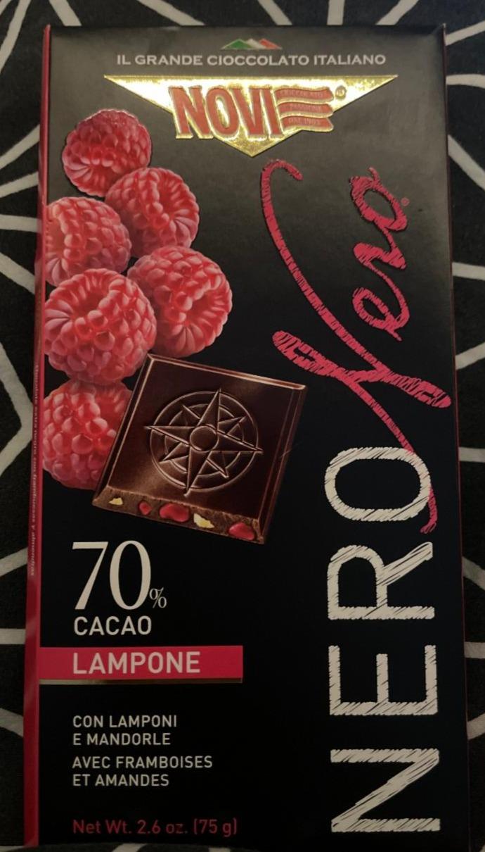 Fotografie - Nero nero 70% cacao lampone Novi