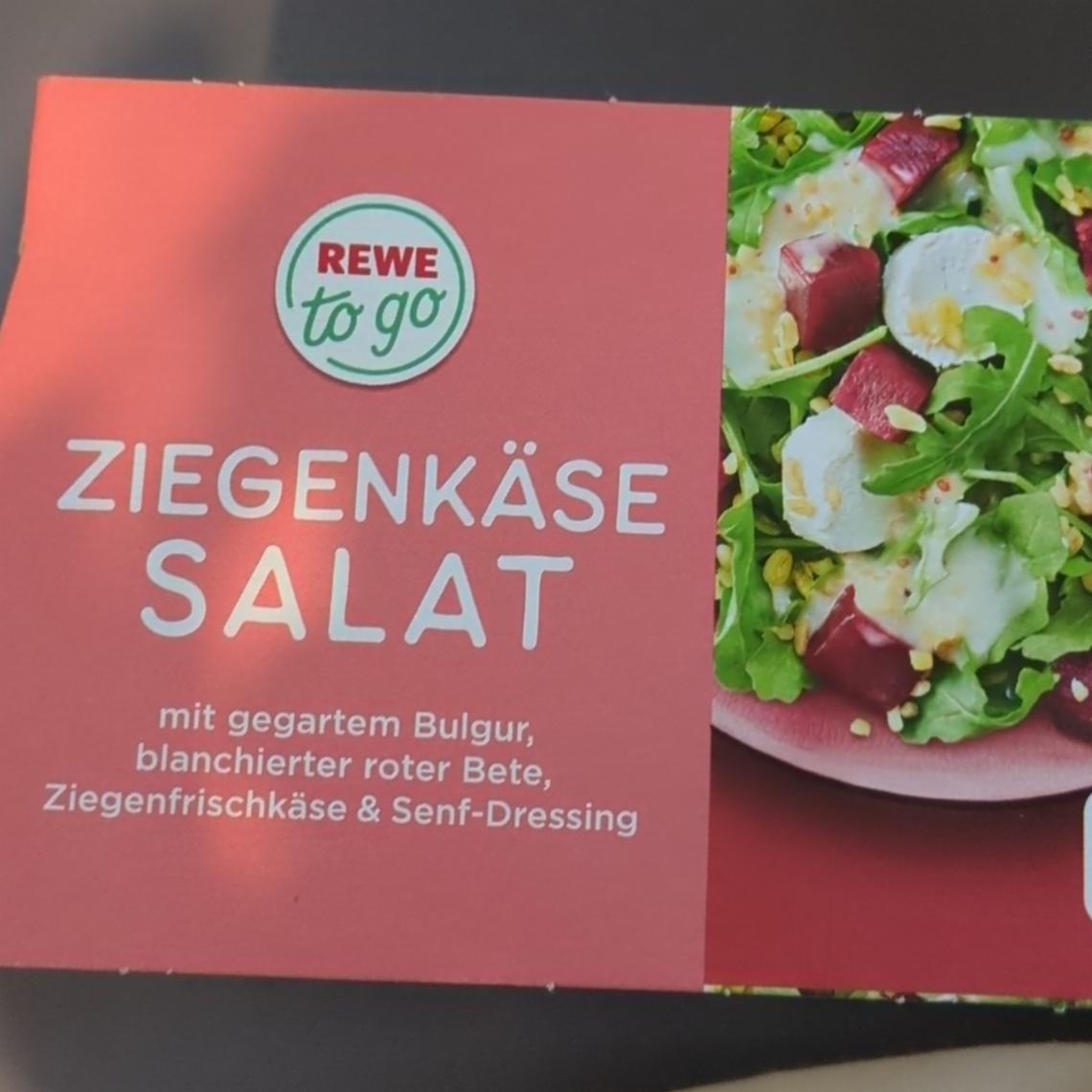 Fotografie - Ziegenkäse salat Rewe to go