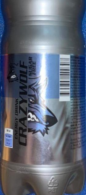 Fotografie - Energy drink sugar free Crazy Wolf