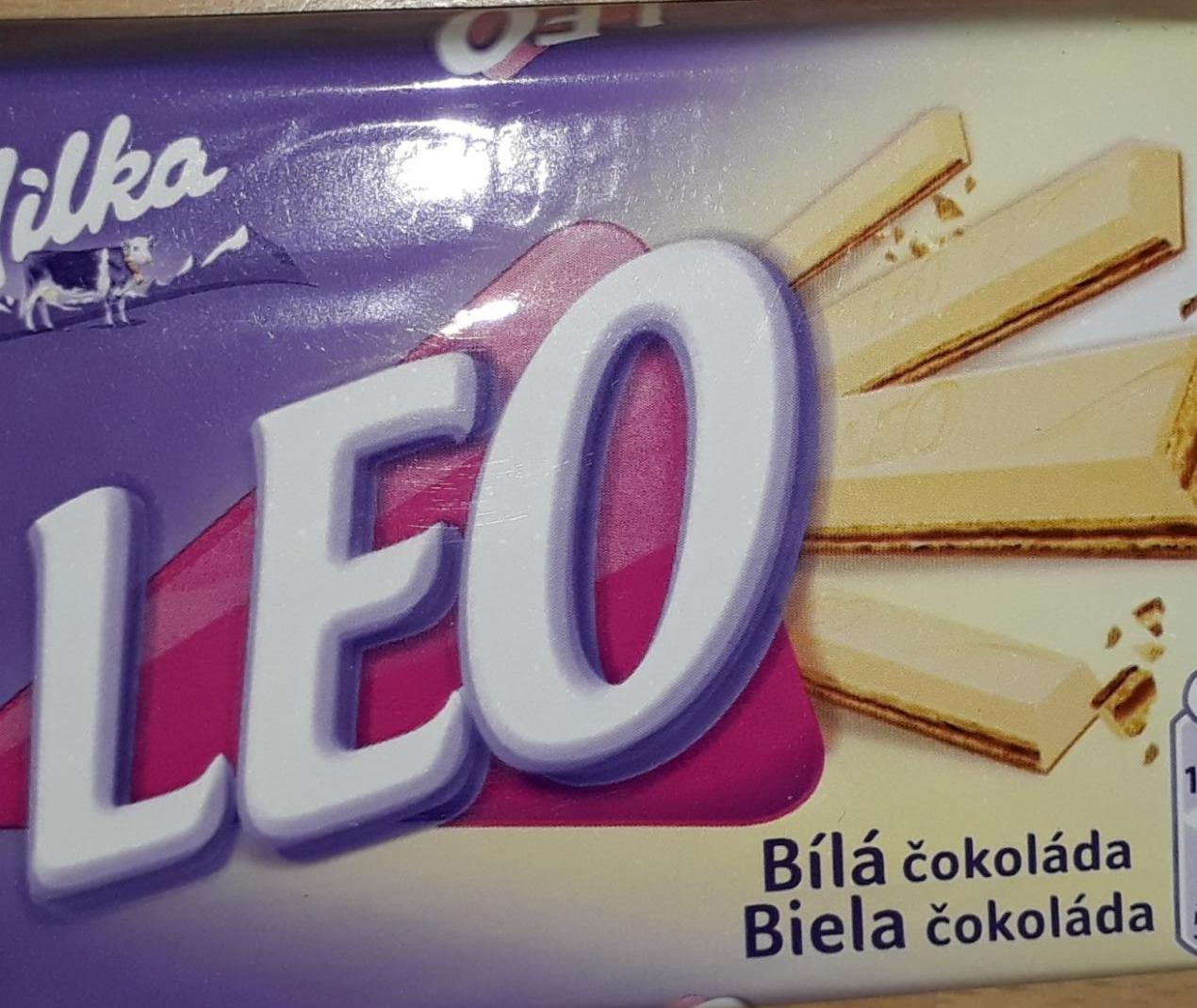 Fotografie - Leo bílá čokoláda Milka